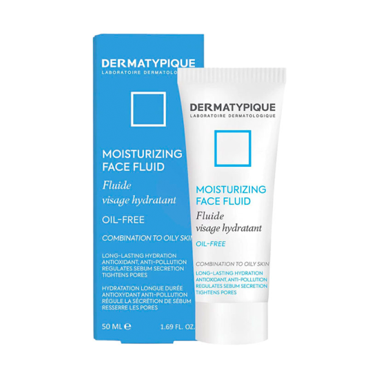 فلویید مرطوب کننده و آبرسان پوست چرب درماتیپیک MOISTURIZING FACE FLUID DERMATYPIQUE